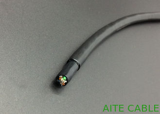China El cable de Lan de la red PVC+PE se dobla alambre llenado jalea al aire libre del ordenador de UTP CAT6 de la envoltura proveedor