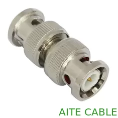 China BNC Male to BNC Male CCTV Coaxial RG59 Connector Camera Terminal supplier