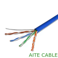 Chine paires de ftp CAT5E de 24AWG UTP/4 découvrent le fil de cuivre d'Ethernet de câble LAN De réseau fournisseur