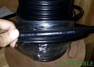 China Alambre el 60% TC de LSZH F1160 (RG11) CATV que trenza el cobre lleno cable coaxial de 75 ohmios proveedor