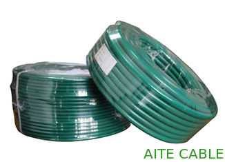 China KX6 75 Ohm Coaxial Cable for CCTV Camera with Green PVC 7X0.2mm BC Bare Copper supplier