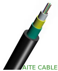 China Cable de fribra óptica al aire libre acorazado de GYFXS con el miembro de fuerza de cristal del hilado proveedor