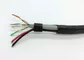 Red siamesa de CAT5E con el cable de Lan de la chaqueta de PVC de RoHS del cable del CCTV del poder 12/24V proveedor