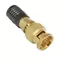 Copper and Golden Plated Compression BNC Male CCTV Coaxial Connector with a Pin supplier