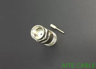 China Crimped with Pin for RG11 F Coaxial connector CATV MATV System supplier
