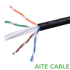China Network Lan Cable UTP Cat6 Ethernet Wire 23AWG 4Pairs Twisted Indoor/ Outdoor supplier