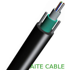 China GYXTW Uni-Loose Tube Single Mode Outdoor Fiber Optic Cable with Single Jacket and Armored supplier