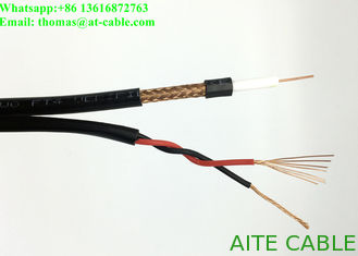 China RG59+2DC coaxial con el cable del CCTV del poder para la fábrica de China de la transmisión de la señal del monitor proveedor
