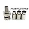 BNC Male Crimp On Style Bayonet Nut Connector for RG58/ RG59/ RG6 CCTV Coaxial Cable 4 Piece supplier
